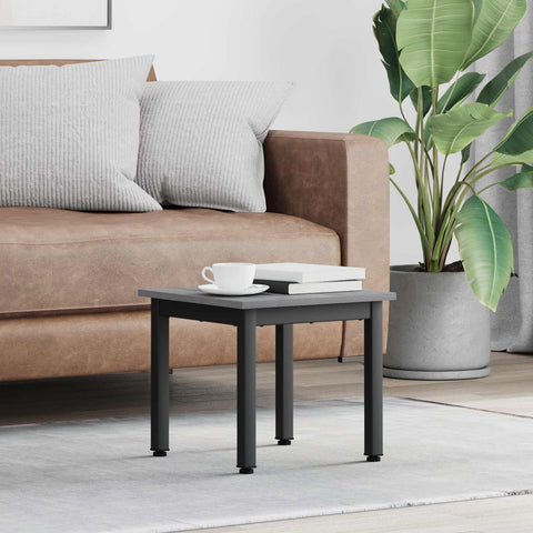 vidaXL Coffee Table Grey Sonoma 40 x 40 x 36 cm Engineered Wood