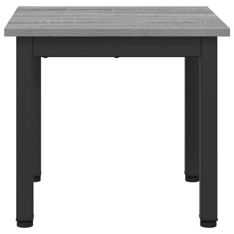 vidaXL Coffee Table Grey Sonoma 40 x 40 x 36 cm Engineered Wood