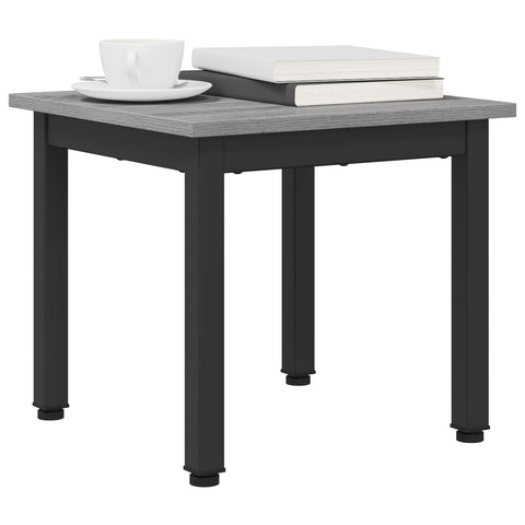 vidaXL Coffee Table Grey Sonoma 40 x 40 x 36 cm Engineered Wood