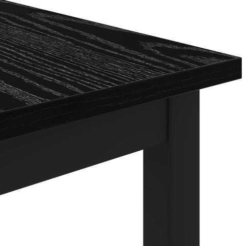 vidaXL Coffee Table Black Oak 70 x 50 x 36 cm Engineered Wood