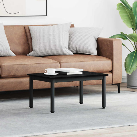 vidaXL Coffee Table Black Oak 70 x 50 x 36 cm Engineered Wood