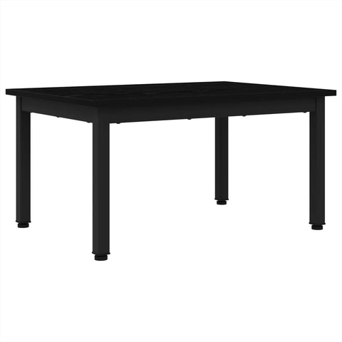 vidaXL Coffee Table Black Oak 70 x 50 x 36 cm Engineered Wood