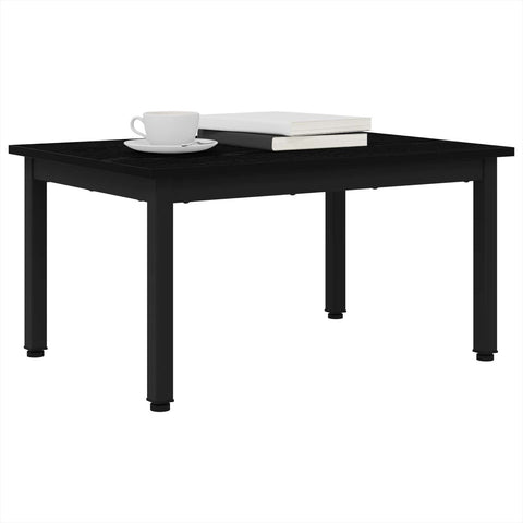 vidaXL Coffee Table Black Oak 70 x 50 x 36 cm Engineered Wood