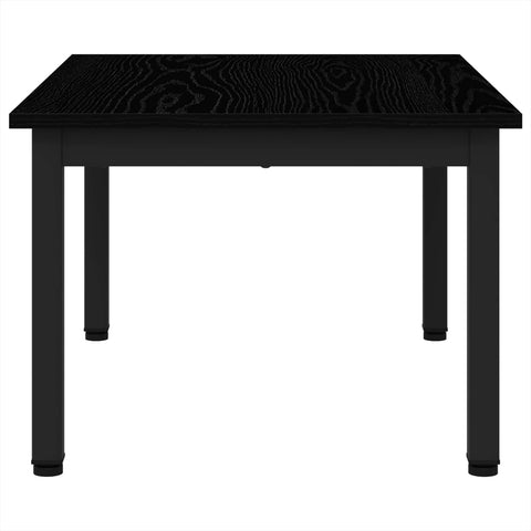 vidaXL Coffee Table Black Oak 70 x 50 x 36 cm Engineered Wood