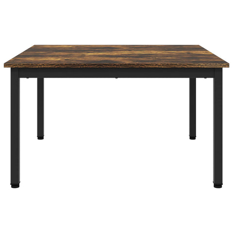 vidaXL Coffee Table Smoke Oak 80 x 80 x 45 cm Engineered Wood