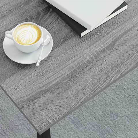 vidaXL Coffee Table Grey Sonoma 80 x 80 x 45 cm Engineered Wood