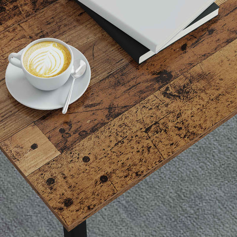 vidaXL Coffee Table Old Wood 80 x 80 x 45 cm Engineered Wood