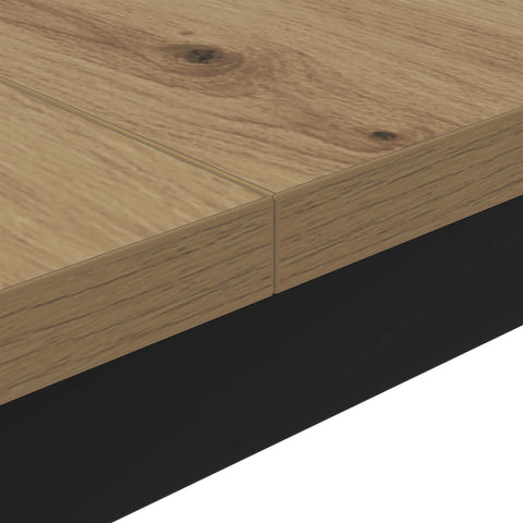vidaXL Coffee Table Artisian Oak 80 x 80 x 45 cm Engineered Wood
