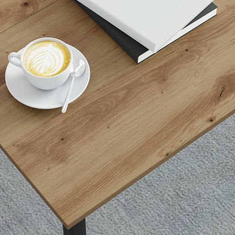 vidaXL Coffee Table Artisian Oak 80 x 80 x 45 cm Engineered Wood
