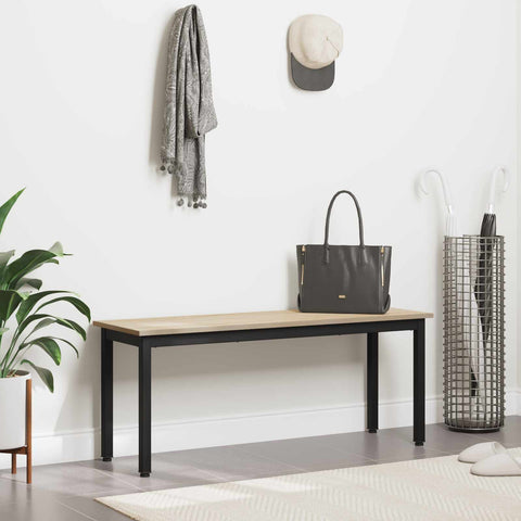 vidaXL Bench Sonoma 110 x 35 x 45 cm Engineered Wood