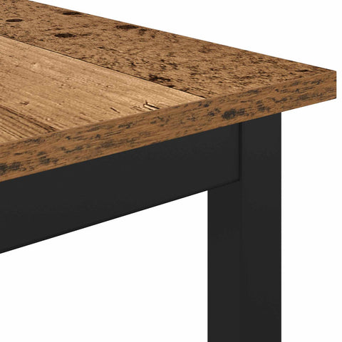 vidaXL Bench Old Wood 110 x 35 x 45 cm Engineered Wood