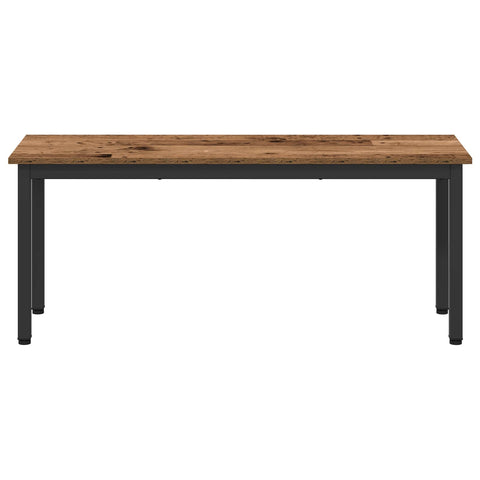 vidaXL Bench Old Wood 110 x 35 x 45 cm Engineered Wood