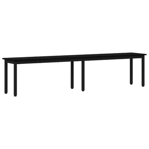 vidaXL Bench Black Oak 200 x 35 x 45 cm Engineered Wood