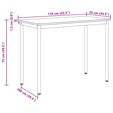 vidaXL Dining Tables METAL