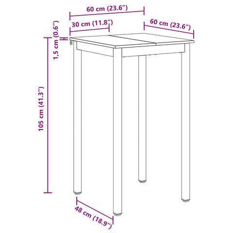 vidaXL Dining Tables Engineered Wood