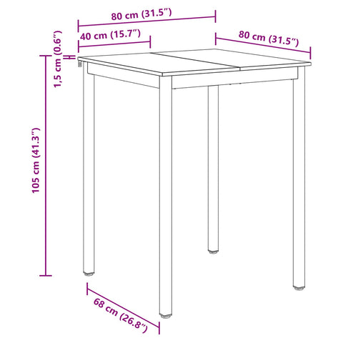 vidaXL Dining Tables Engineered Wood