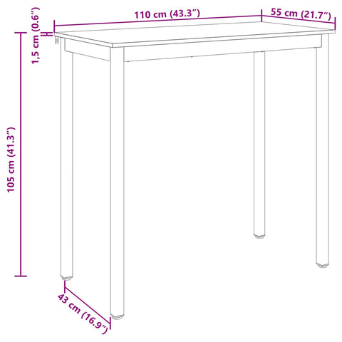 vidaXL Dining Tables Engineered Wood