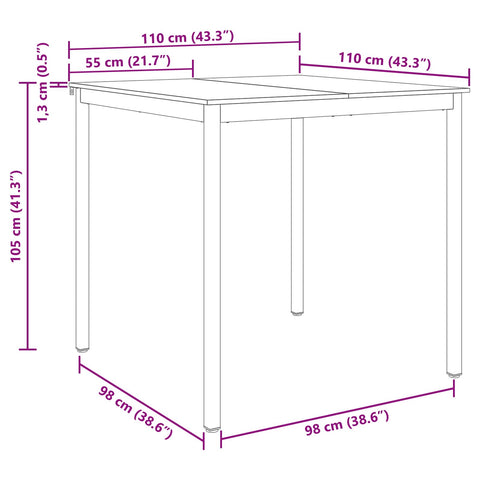 vidaXL Dining Tables Engineered Wood
