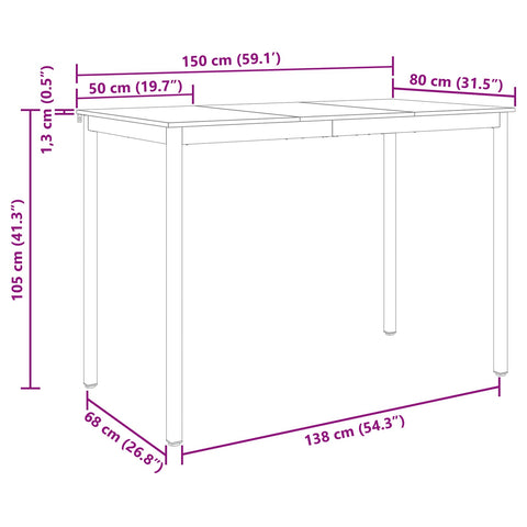 vidaXL Dining Tables Engineered Wood