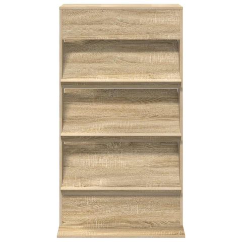 vidaXL Magazine Rack Sonoma Oak 70 x 41 x 126 cm Engineered Wood