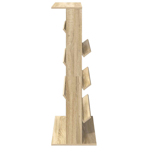 vidaXL Magazine Rack Sonoma Oak 70 x 41 x 126 cm Engineered Wood