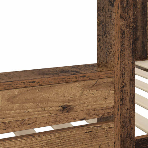 vidaXL Bunk Bed for Kids Old Wood 90 x 200 cm Engineered Wood