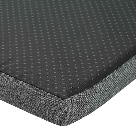 vidaXL Hall Bench with Cushion Concrete Grey 80 x 38 x 46 cm