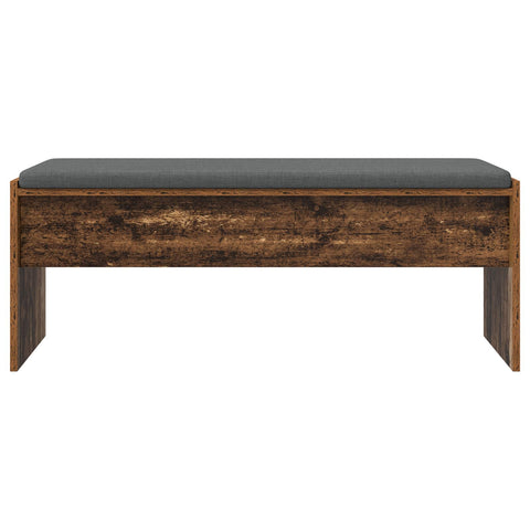 vidaXL Hall Bench with Cushion Old Wood 100 x 38 x 46 cm