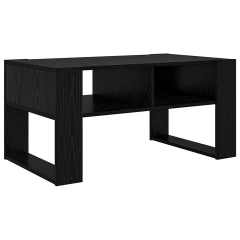 vidaXL Coffee Table Black Oak 92 x 53 x 45 cm Engineered Wood