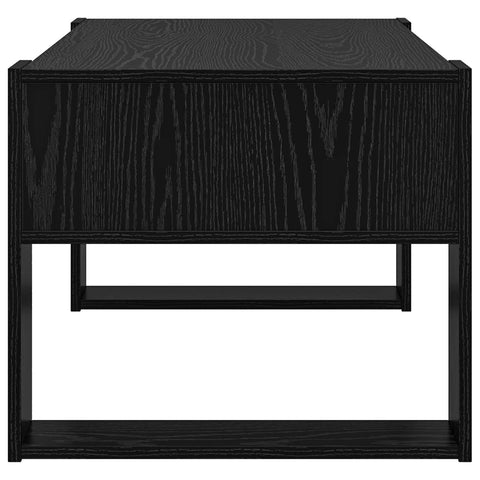 vidaXL Coffee Table Black Oak 92 x 53 x 45 cm Engineered Wood