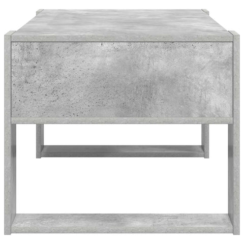 vidaXL Coffee Table Concrete Grey 92 x 53 x 45 cm Engineered Wood