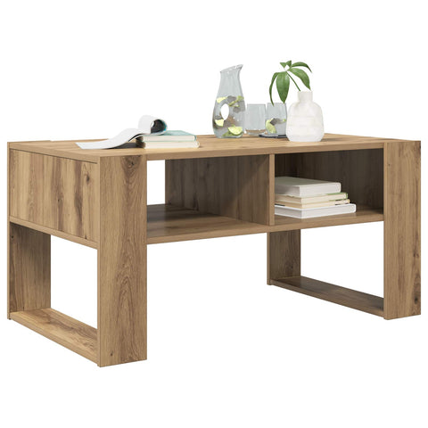vidaXL Coffee Table Artisan Oak 92 x 53 x 45 cm Engineered Wood