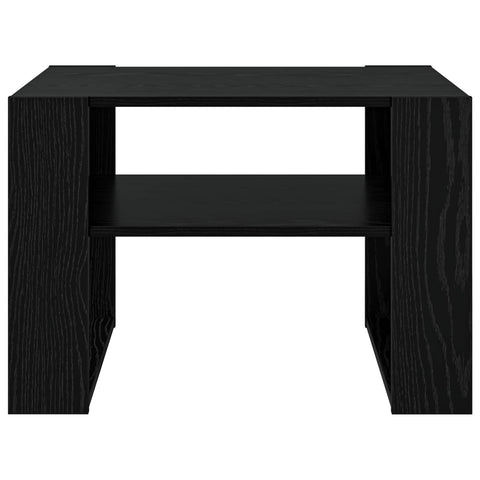 vidaXL Coffee Table Black Oak 66 x 53 x 45 cm Engineered Wood