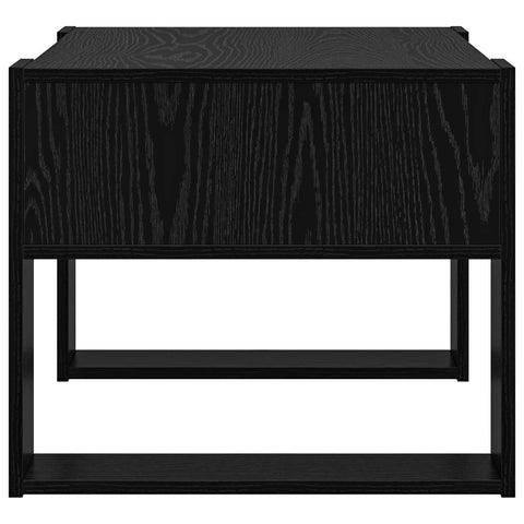 vidaXL Coffee Table Black Oak 66 x 53 x 45 cm Engineered Wood