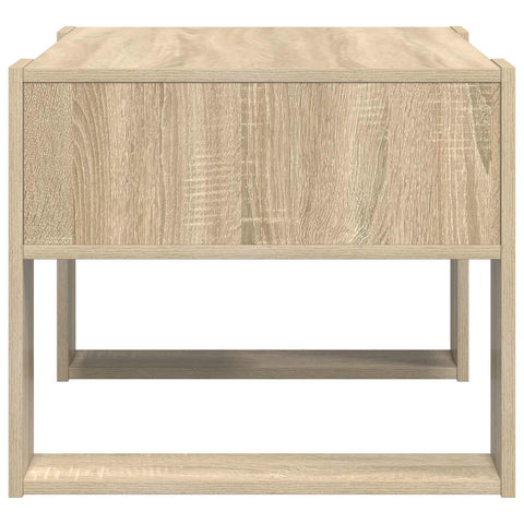 vidaXL Coffee Table Sonoma Oak 66 x 53 x 45 cm Engineered Wood