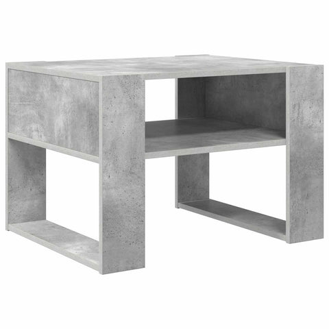 vidaXL Coffee Table Concrete Grey 66 x 53 x 45 cm Engineered Wood