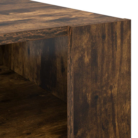 vidaXL Coffee Table Smoked Oak 66 x 53 x 45 cm Engineered Wood