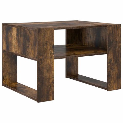 vidaXL Coffee Table Smoked Oak 66 x 53 x 45 cm Engineered Wood