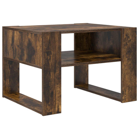 vidaXL Coffee Table Smoked Oak 66 x 53 x 45 cm Engineered Wood