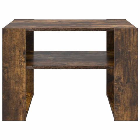 vidaXL Coffee Table Smoked Oak 66 x 53 x 45 cm Engineered Wood