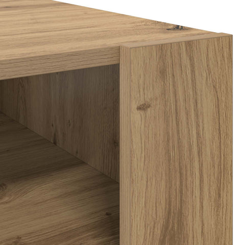 vidaXL Coffee Table Artisan Oak 66 x 53 x 45 cm Engineered Wood