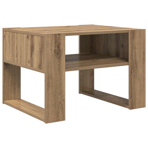 vidaXL Coffee Table Artisan Oak 66 x 53 x 45 cm Engineered Wood