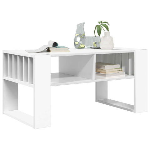 vidaXL Coffee Table White 92 x 49.5 x 45 cm Engineered Wood