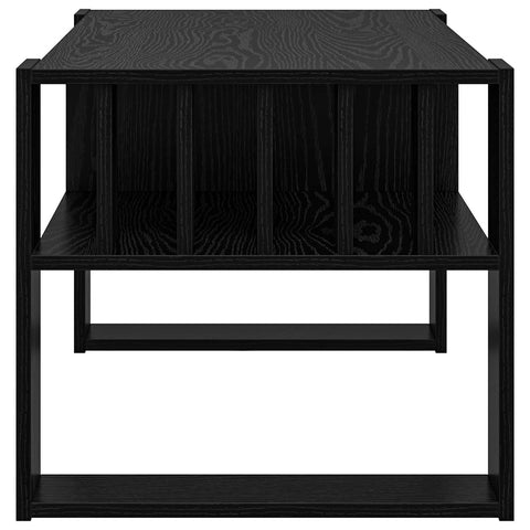 vidaXL Coffee Table Black Oak 92 x 49.5 x 45 cm Engineered Wood