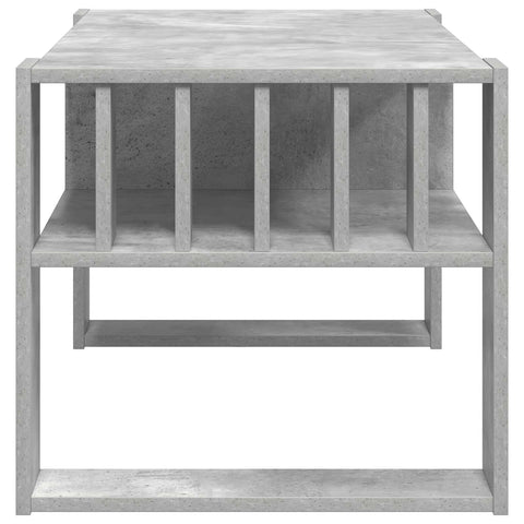 vidaXL Coffee Table Concrete Grey 92 x 49.5 x 45 cm Engineered Wood
