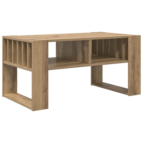 vidaXL Coffee Table Artisan Oak 92 x 49.5 x 45 cm Engineered Wood