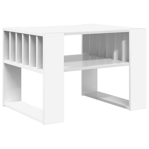 vidaXL Coffee Table White 66 x 49.5 x 45 cm Engineered Wood