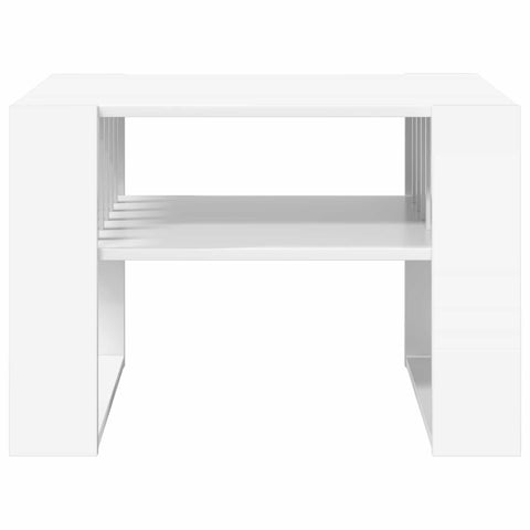 vidaXL Coffee Table White 66 x 49.5 x 45 cm Engineered Wood