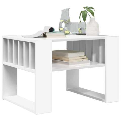 vidaXL Coffee Table White 66 x 49.5 x 45 cm Engineered Wood