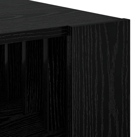vidaXL Coffee Table Black Oak 66 x 49.5 x 45 cm Engineered Wood